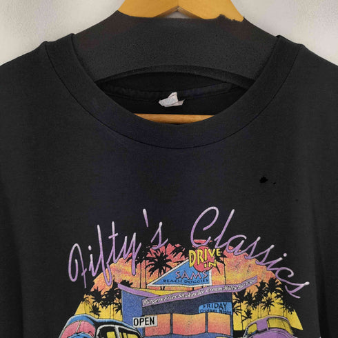 90s シングルステッチ フロントプリントTシャツ メンズ
