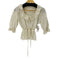 ザラ ZARA L/S レースデザイントップス レディース import:M
