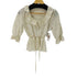 ザラ ZARA L/S レースデザイントップス レディース import:M