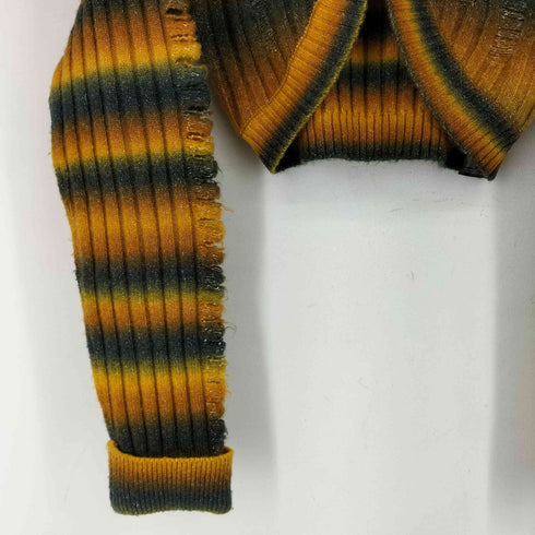 RECLAIMED VINTAGE 襟付きグラデーションボーダーカーディガン レディース 8