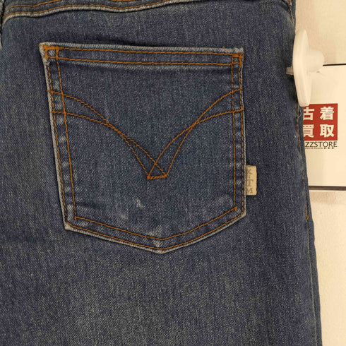REVOLT JEANS デザイン切替 デニムパンツ ベルボトム メンズ M