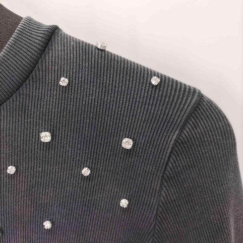 ザラ ZARA ラインストーン L/S トップス レディース import:M