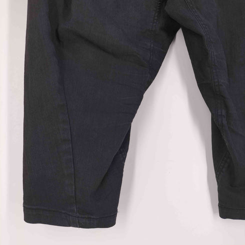 ユリウス JULIUS ERRORED; 8oz STRETCH DENIM クロップド サルエル デニムパンツ メンズ 1