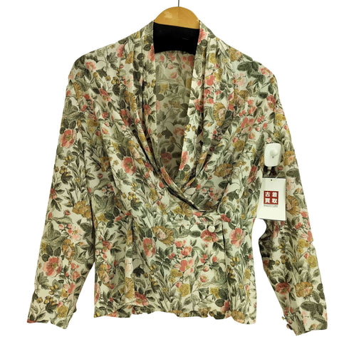 ハナエモリ HANAE MORI 花柄 1B ポリブラウス レディース JPN:9号