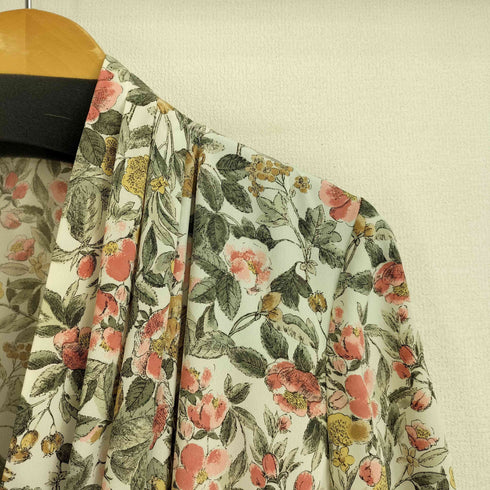 ハナエモリ HANAE MORI 花柄 1B ポリブラウス レディース JPN:9号