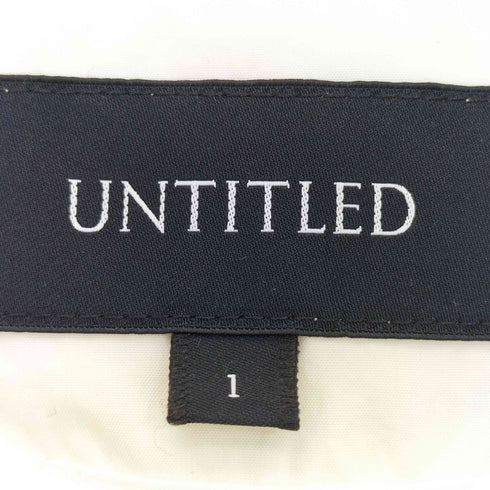 アンタイトル UNTITLED タフタノーカラーブルゾン レディース JPN:1