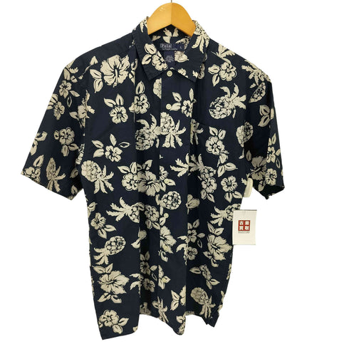 ポロバイラルフローレン Polo by RALPH LAUREN トロピカル 花 柄 S/S レギュラーカラー シャツ メンズ import:L