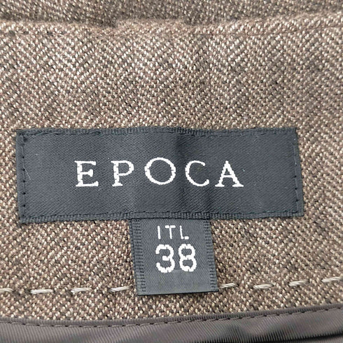 エポカ Epoca ウール センターシームスラックス レディース 38