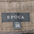 エポカ Epoca ウール センターシームスラックス レディース 38