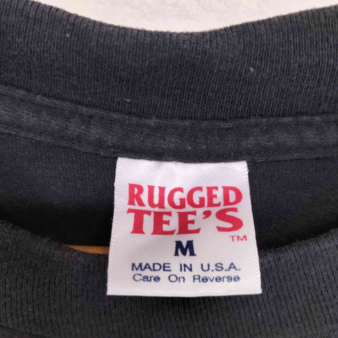 RUGGED TEES 1997コピーライト MADE IN USA 両面プリントTシャツ 袖裾シングル メンズ M