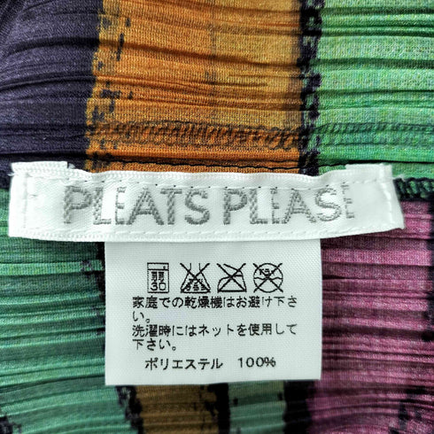 プリーツプリーズイッセイミヤケ PLEATS PLEASE ISSEY MIYAKE 16AW 花火 総柄 プリーツ カットソー レディース JPN:3