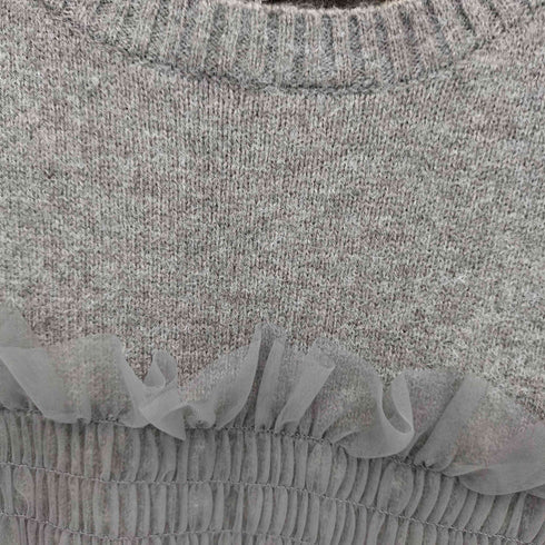 ナチュラルクチュール natural couture チュールレイヤードニットプルオーバー レディース FREE