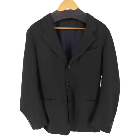 コムデギャルソンオムプリュス COMME des GARCONS HOMME PLUS AD1997 バイアス期 ウールギャバ マオカラー シングルテーラードジャケット メンズ JPN:S