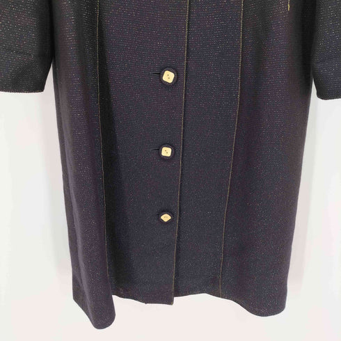ユキトリイ YUKI TORII ノーカラー 金糸 ドレスワンピース レディース 9