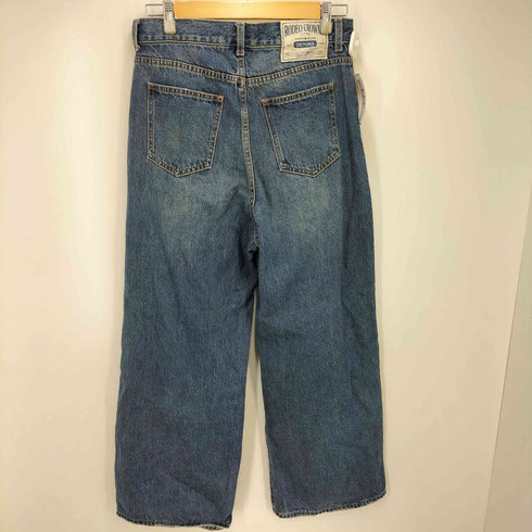 ロデオクラウンズワイドボウル RCWB/RODEO CROWNS WIDE BOWL 24AW タックワイドクラッシュデニムパンツ レディース JPN:M