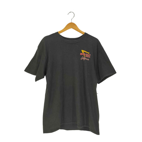 インアウトバーガー IN-N-OUT BURGER ホンジュラス製 プリント クルーネック Tシャツ メンズ import:XL