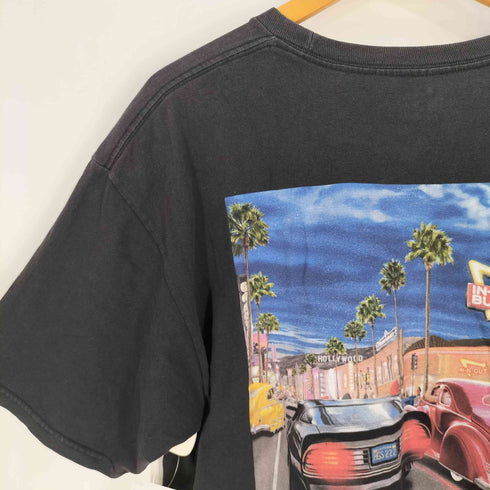 インアウトバーガー IN-N-OUT BURGER ホンジュラス製 プリント クルーネック Tシャツ メンズ import:XL