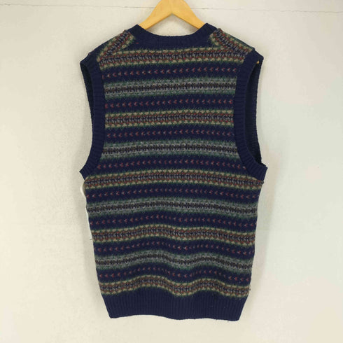 エルエルビーン L.L.Bean 80~90S MADE IN GREAT BRITAIN シェットランドニットベスト メンズ L