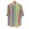 ポロバイラルフローレン Polo by RALPH LAUREN REGENT CUSTOM FIT マルチストライプ 半袖シャツ メンズ US:36