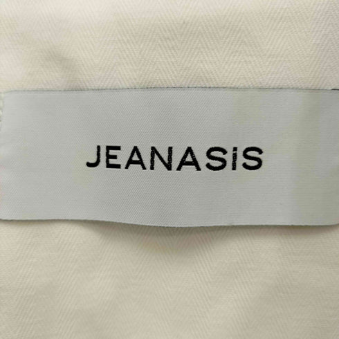 ジーナシス JEANASIS 22AW コットン へリンボーンロングコート トレン レディース F