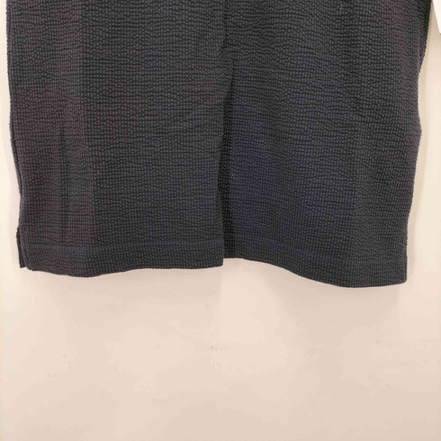 ビームス BEAMS GOLF 襟裏ロゴ シアサッカー ポロシャツ レディース JPN:S