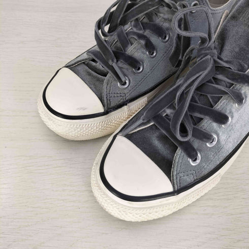 コンバース CONVERSE ALL STAR PLTS VELVET OX オールスター ベルベット プラットフォーム スニーカー レディース JPN:23.5