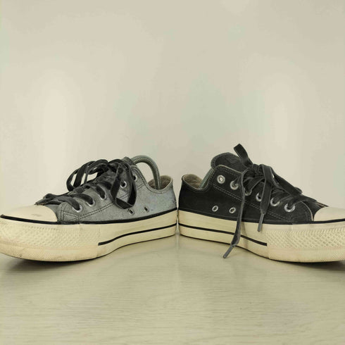 コンバース CONVERSE ALL STAR PLTS VELVET OX オールスター ベルベット プラットフォーム スニーカー レディース JPN:23.5