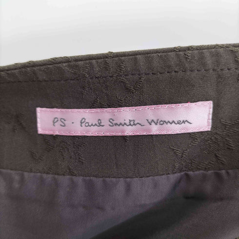 ピーエスポールスミス PS Paul Smith 花柄 刺繍 サイドジップ タイト スカート レディース 38