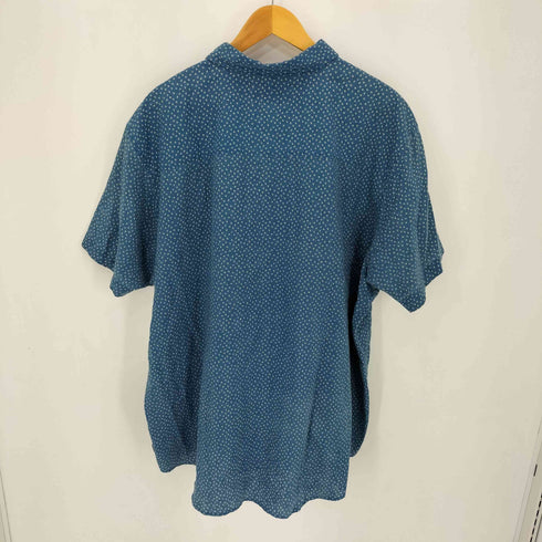パタゴニア patagonia 17SS コットン総柄ハーフボタンS/Sシャツ メンズ import:XXL