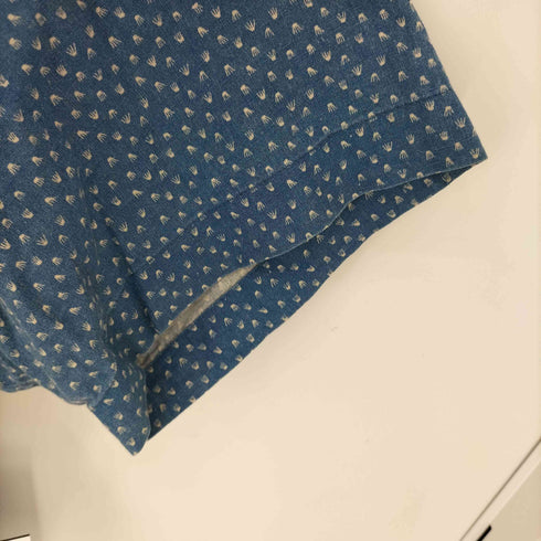 パタゴニア patagonia 17SS コットン総柄ハーフボタンS/Sシャツ メンズ import:XXL