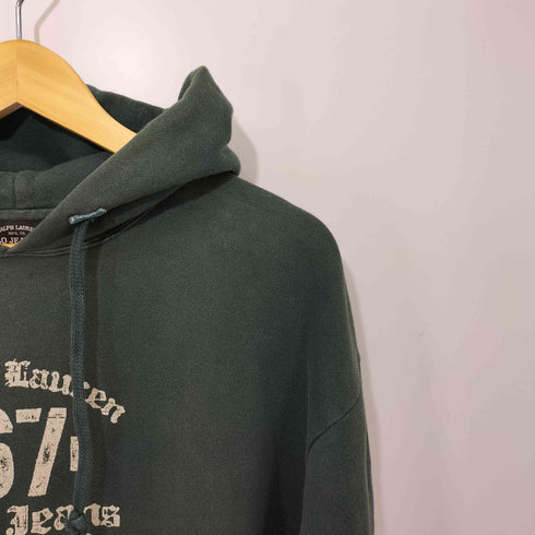 ポロジーンズカンパニーラルフローレン POLO JEANS COMPANY RALPH LAUREN 00S ロゴプリント プルオーバーパーカー メンズ import:XL