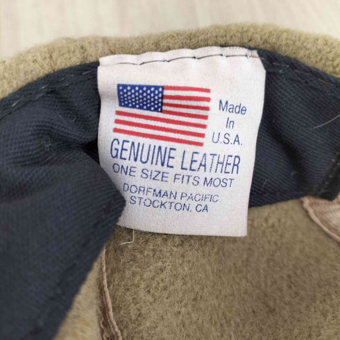 MADE IN USA ウール×スウェード スナップバックキャップ メンズ FREE