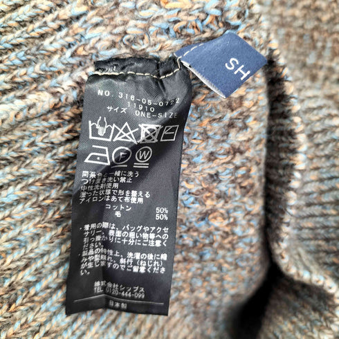 シップス SHIPS カラーミックスメランジ ビッグプルオーバー レディース ONE SIZE