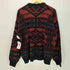 Impact 90S 総柄 マルチカラー ニットセーター メンズ import:XL