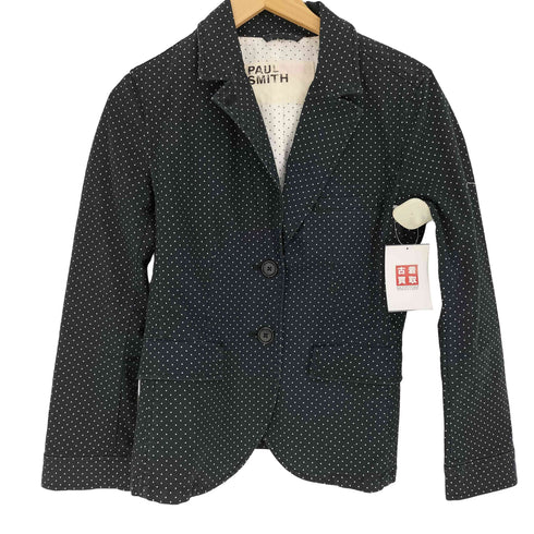 ポールスミス Paul Smith PINK ドット柄 裏地ドット 背抜き 2B テーラード ジャケット レディース 40