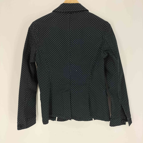 ポールスミス Paul Smith PINK ドット柄 裏地ドット 背抜き 2B テーラード ジャケット レディース 40