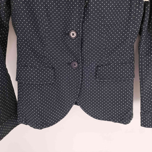 ポールスミス Paul Smith PINK ドット柄 裏地ドット 背抜き 2B テーラード ジャケット レディース 40