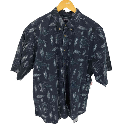 ピューリタン PURITAN 90S コットン総柄S/SBDシャツ メンズ JPN:L