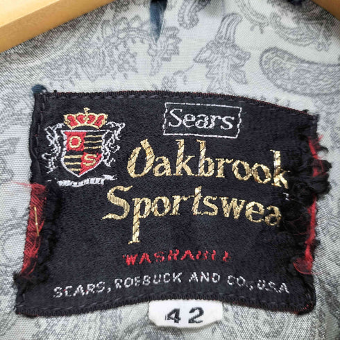 シアーズ Sears 60-70s Oakbrook Sportswea 棒TALON ダービージャケット メンズ JPN:42