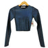 ザラ ZARA クロップド メタリックトップス レディース import:XS