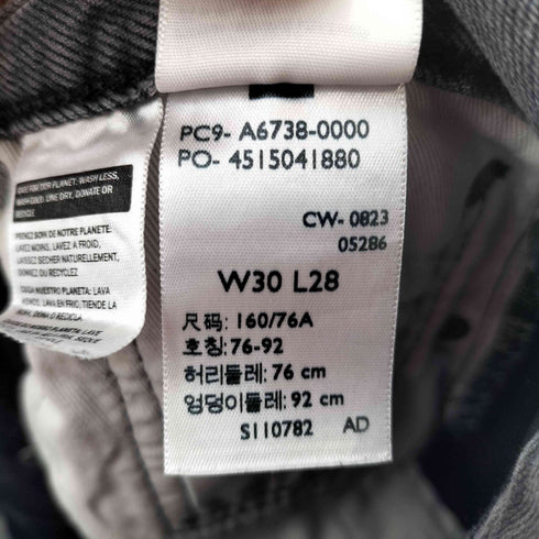 リーバイス Levis 別注 501 ORIGINAL BLACK ボタンフライ ブラック デニム パンツ メンズ W30 L28