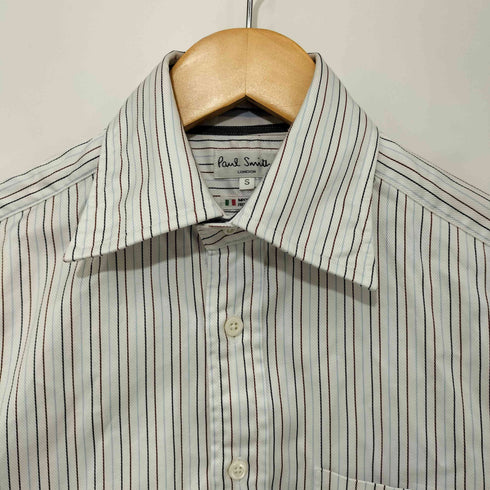 ポールスミスロンドン Paul Smith LONDON 日本製 ストライプ柄 ロングスリーブシャツ メンズ import:S