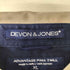 DEVON&JONES 企業ロゴ 刺繍 ピマ コットン ツイル L/S ボタンダウン シャツ メンズ import:XL