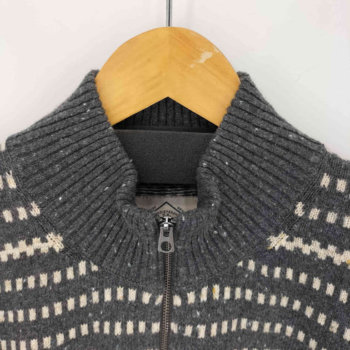 セントジョンズベイ STJOHNS BAY コットンアクリル ハーフジップ ニット メンズ import:L