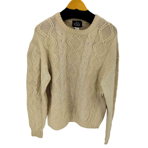 ウールリッチ WOOLRICH 80S ウールケーブルニット メンズ JPN:L