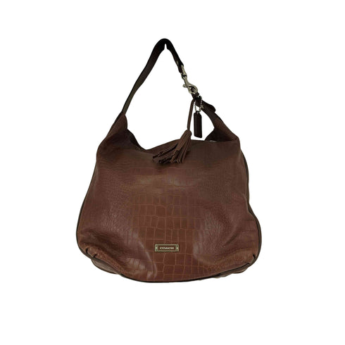 コーチ COACH エイヴァリーレザーホーボー 型押し レディース