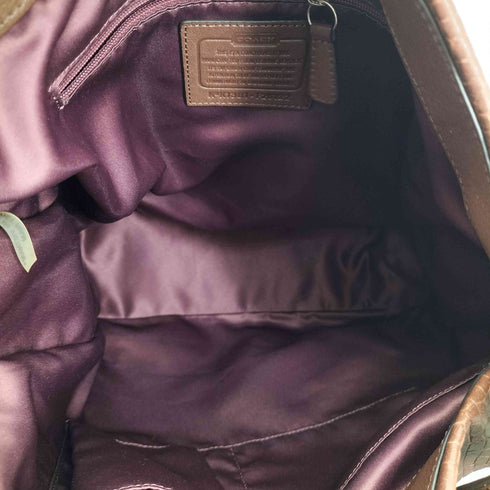 コーチ COACH エイヴァリーレザーホーボー 型押し レディース