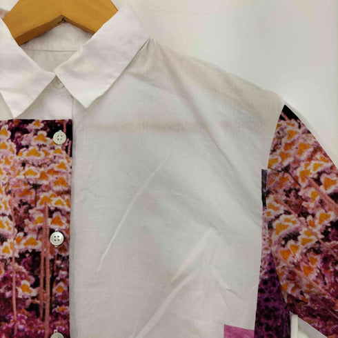 ピーエスポールスミス PS Paul Smith フォトプリント コットンシャツ レディース JPN:38