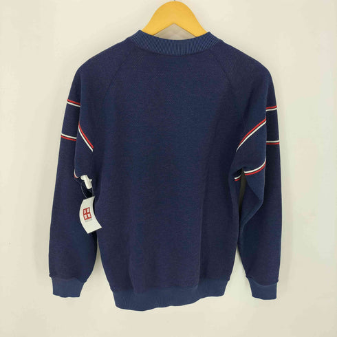 アディダス adidas 80S~90S デサント トレフォイルロゴ刺繍 ラグランスウェット メンズ