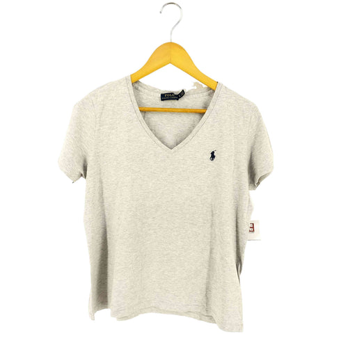 ポロラルフローレン POLO RALPH LAUREN ポニー刺繍 VネックTシャツ メンズ import:XL